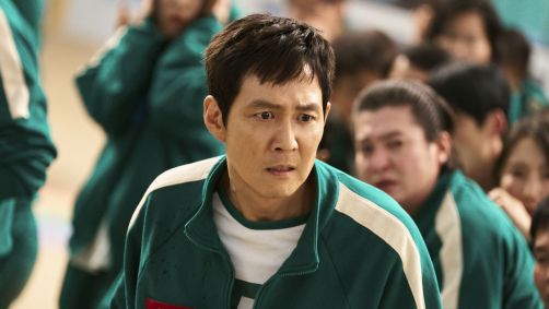 Lee Jung-jae como Seong Gi-hun na primeira temporada de "Round 6"