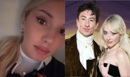 Influenciadora nega ser pivô de término entre Carpenter e Barry Keoghan