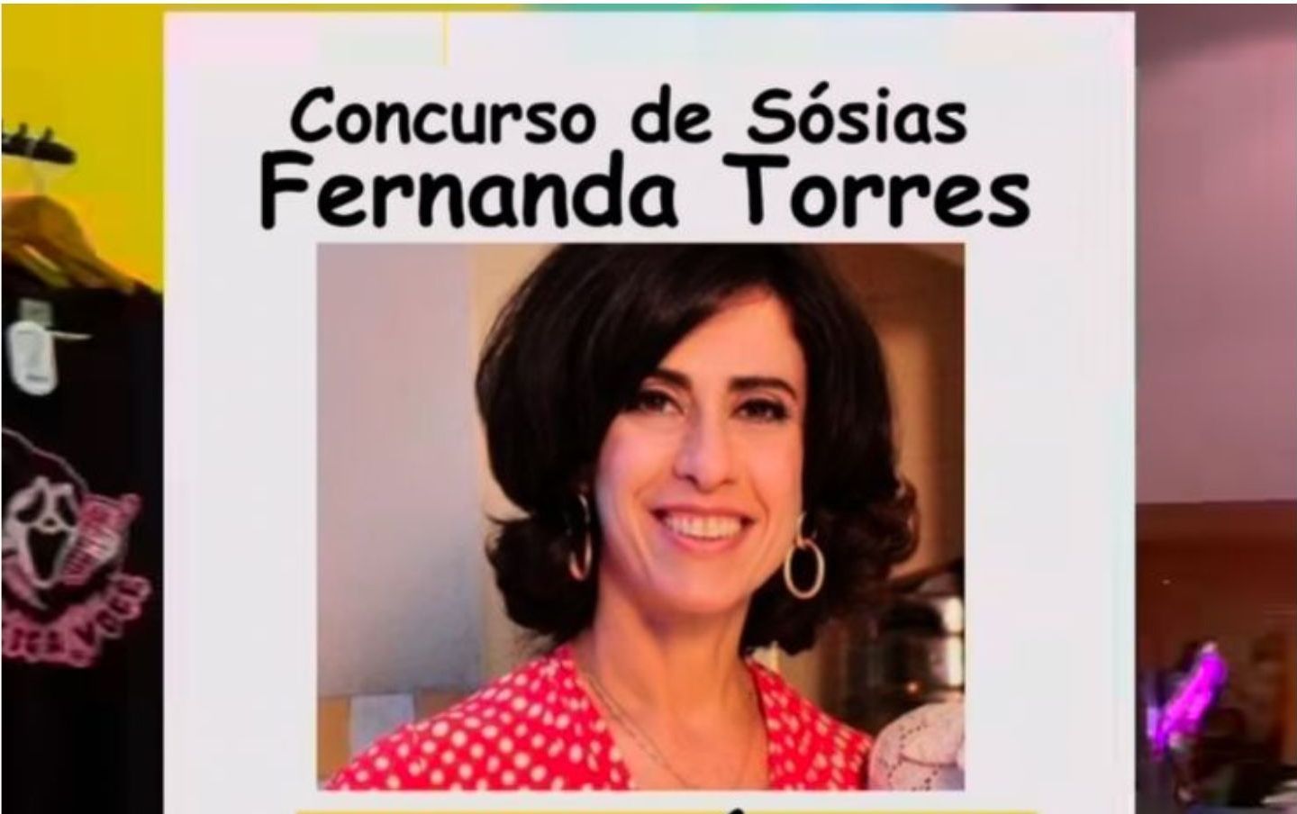 sósia fernanda torres