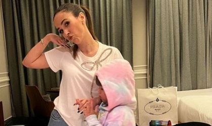 Tatá Werneck toma susto com altura da filha em foto: "Só tem 5 anos"