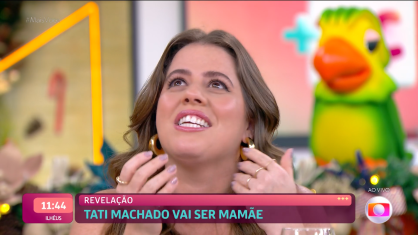 Ana Maria Braga revelou que Tati Machado está esperando seu primeiro filho