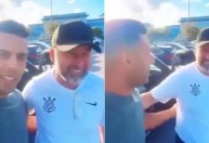 Torcedor encontra presidente do Corinthians e pergunta sobre Pogba; assista