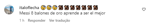 Uma das manifestações racistas que Vini Jr sofreu nas redes sociais • Reprodução