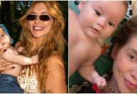 Virginia aponta semelhança com filho e web reage: "Ele nasceu com harmonização?"