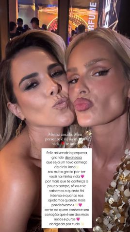 Yasmin Brunet homenageou Wanessa Camargo • Instagram/Wanessa