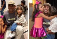 Xamã acompanha apresentação de dança da filha mais velha; veja fotos