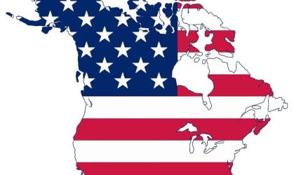 Trump publica mapa com Canadá anexado aos EUA.