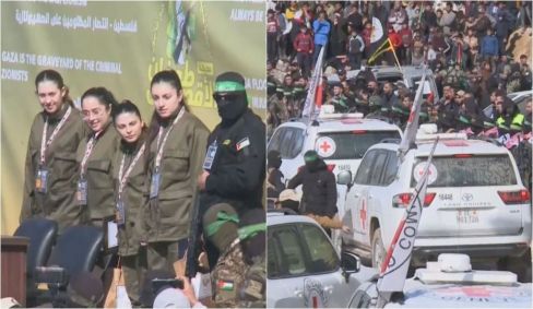 Hamas liberta quatro soldados mulheres israelenses que eram mantidas reféns em Gaza.