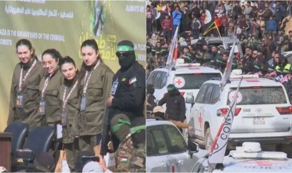 Hamas liberta quatro soldados mulheres israelenses que eram mantidas reféns em Gaza.
