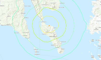 Terremotos com magnitudes 5,4 e 5,8 atingem as Filipinas