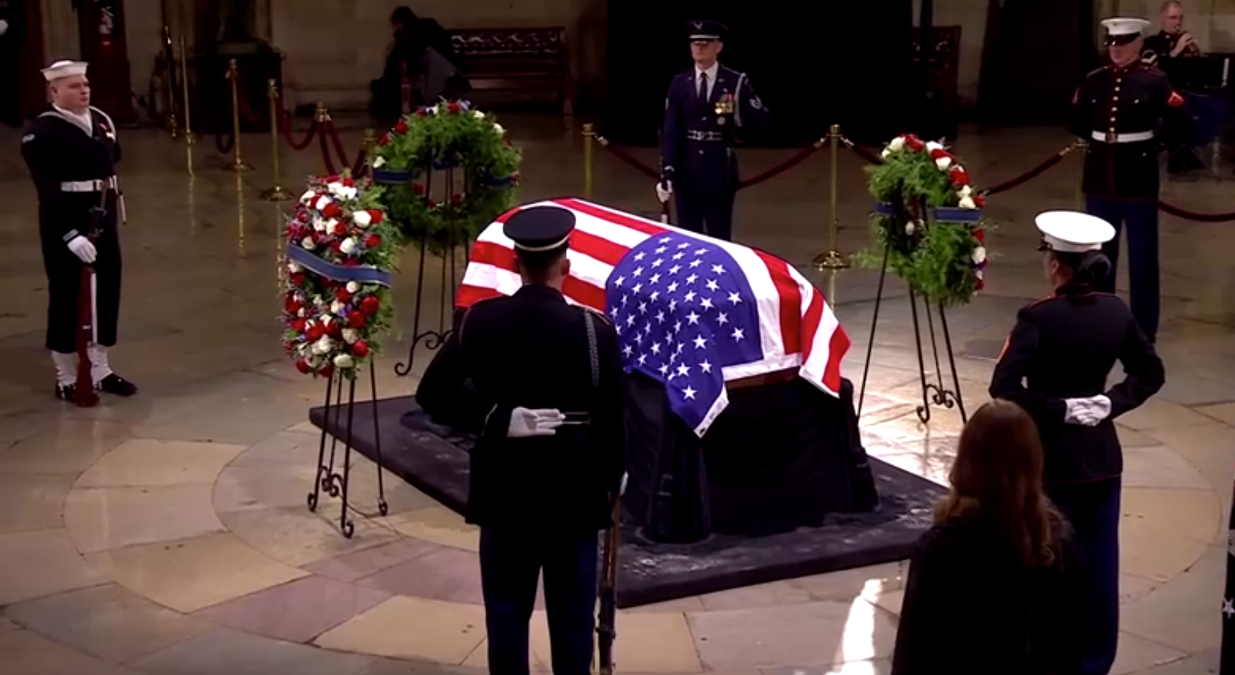 Jimmy Carter é homenageado em cerimônia de estado no Capitólio