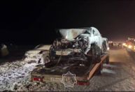 Tempestade de inverno no Cazaquistão causa engavetamento de ao menos 30 carros