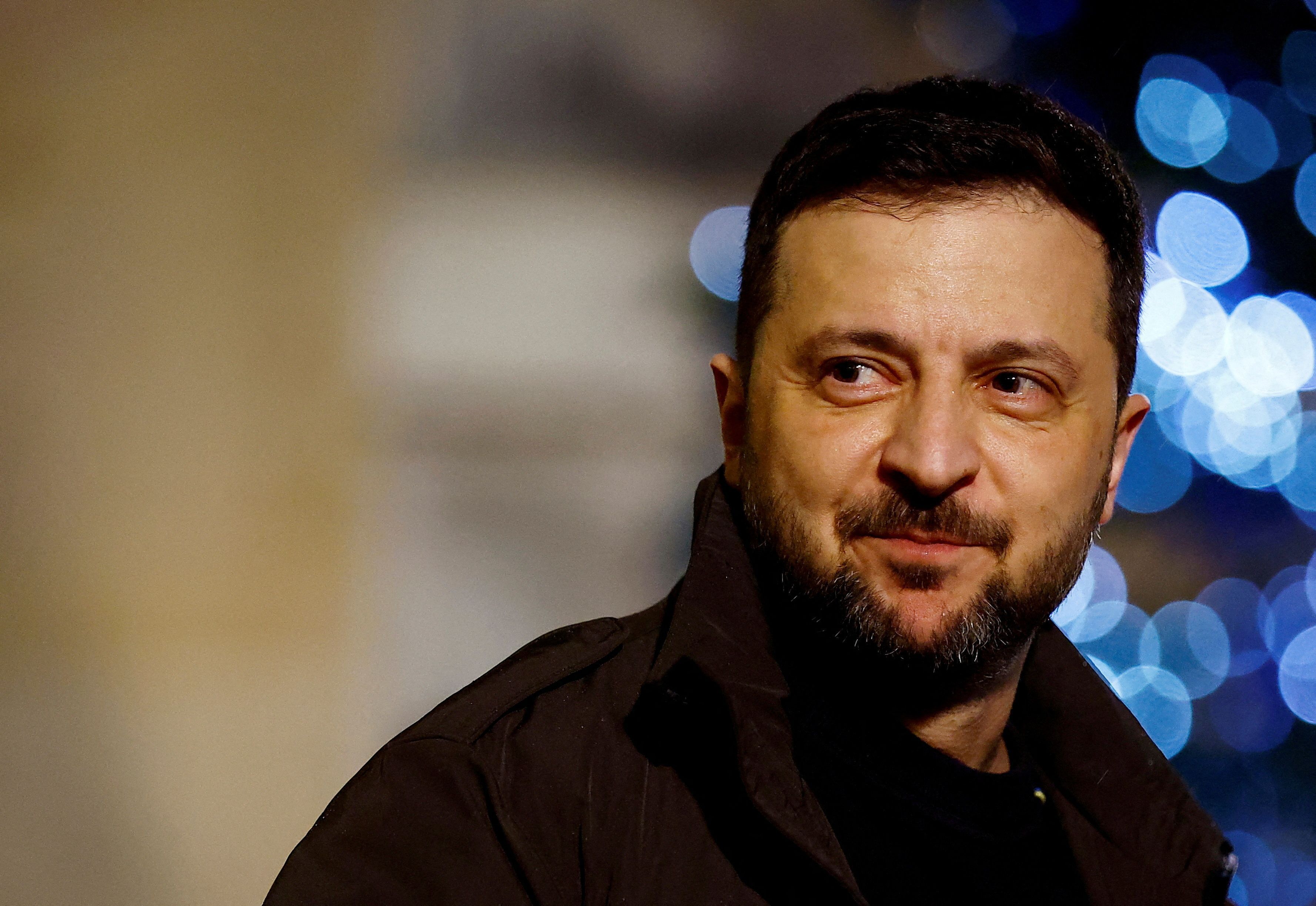 Presidente da Ucrânia, Volodymyr Zelenskiy, em Paris