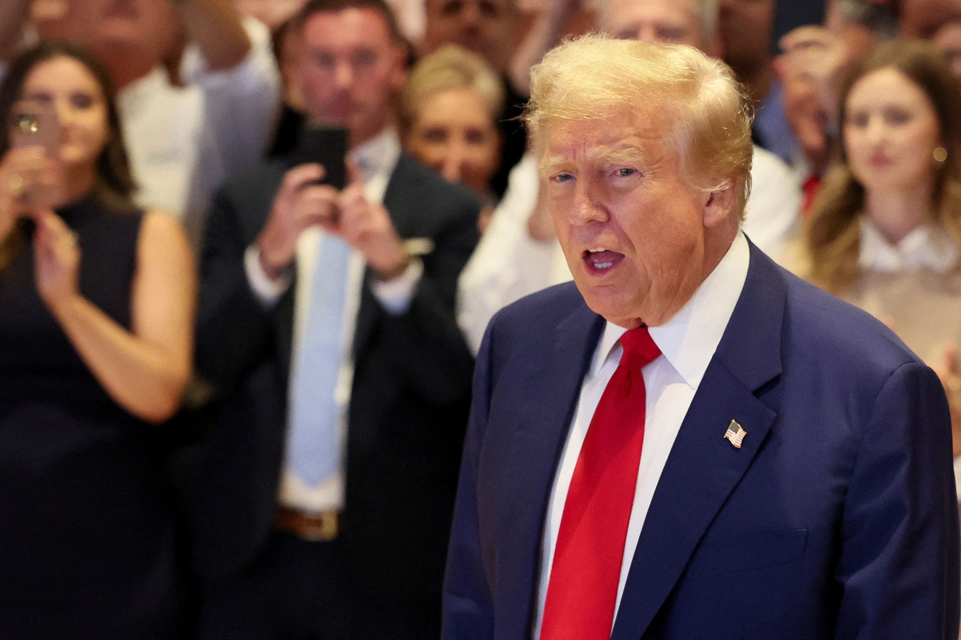 Presidente eleito dos EUA, Donald Trump