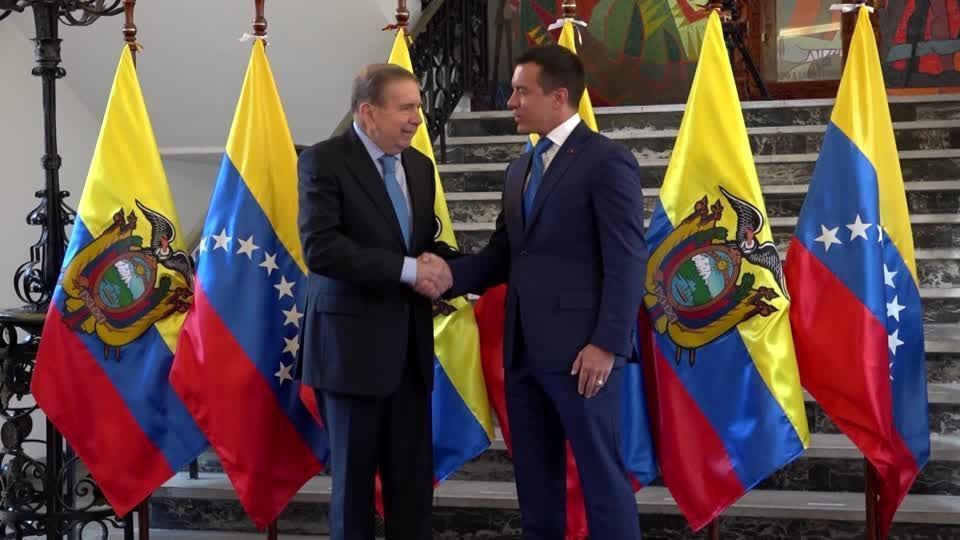 Presidente do Equador se reúne com Gonzalez, líder da oposição venezuelana