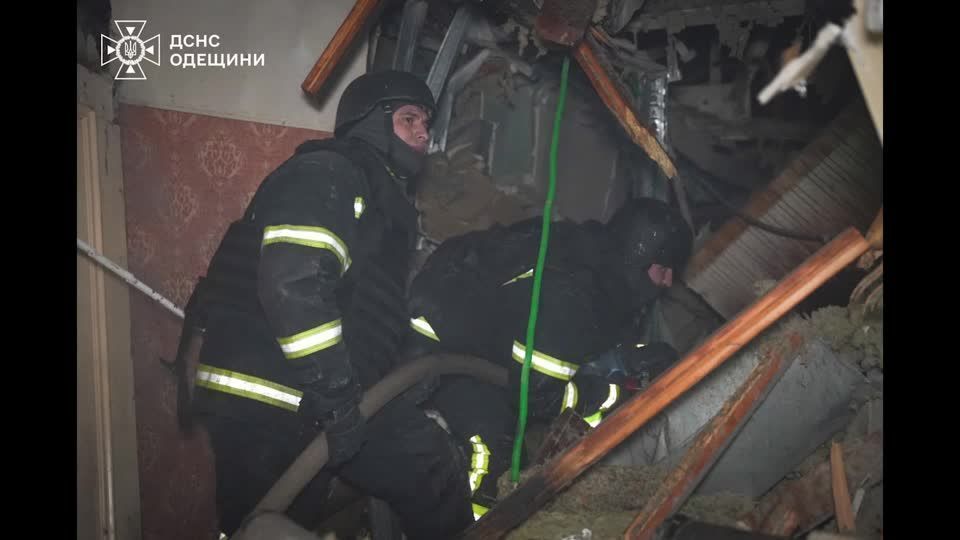 Aftermath from Russian strike on historic center of Ukraine's Odesa