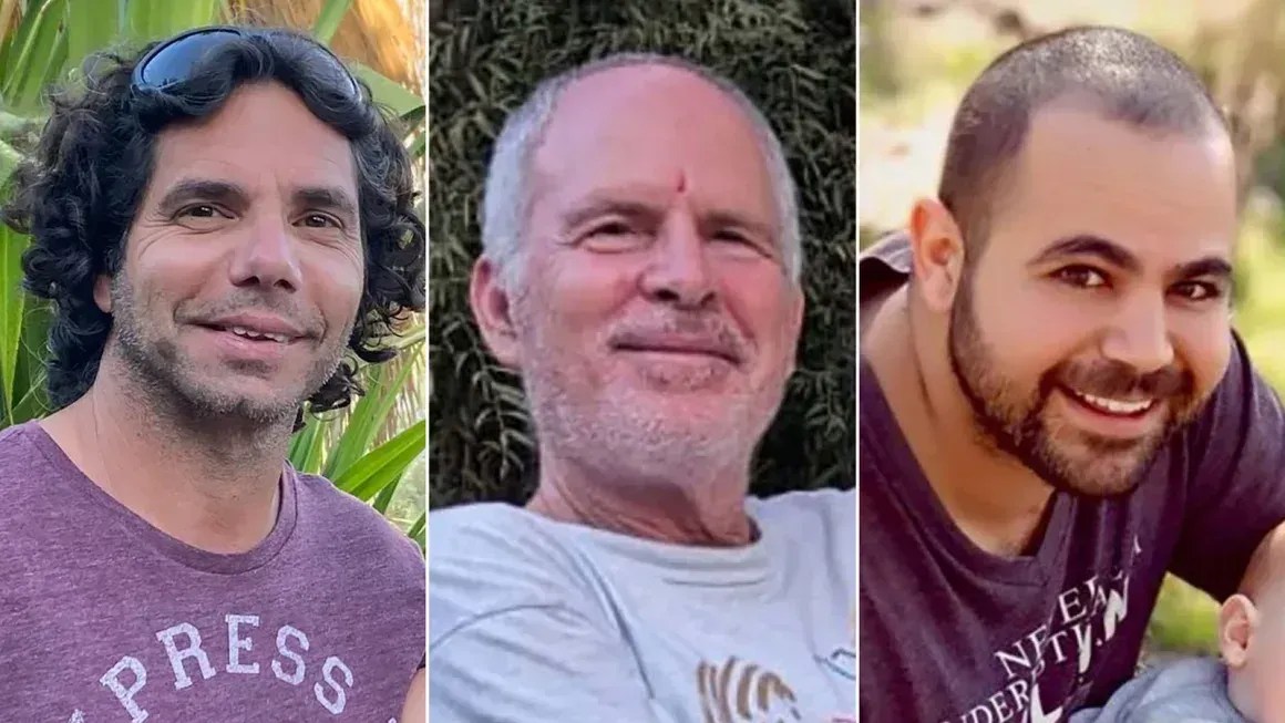 Ofer Kalderon, Keith Siegel and Yarden Bibas