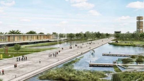 Perspectiva de como ficará o Parque da Cidade, em Belém, sede da COP 30, em novembro de 2025