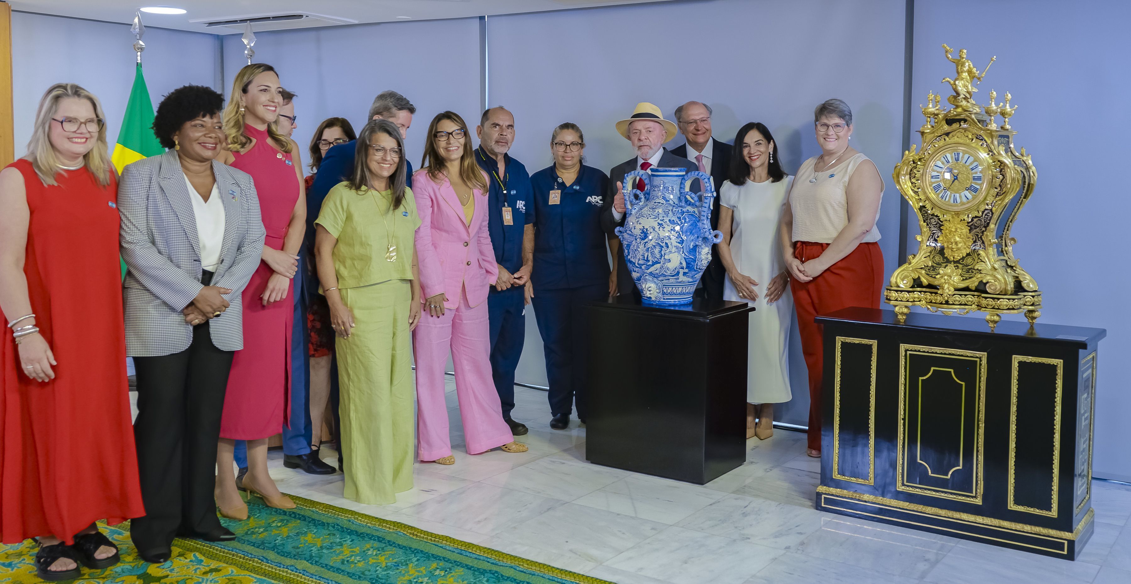08.01.2024 - Cerimônia de reintegração das obras de arte dest
