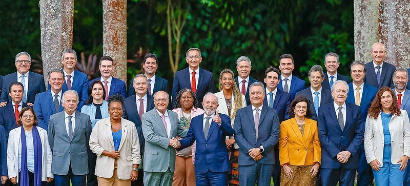 Lula e ministros