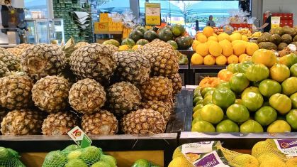 Vista de um supermercado de São Paulo