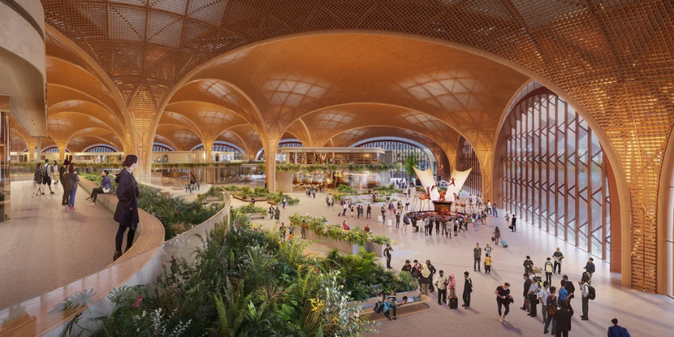 Aeroporto Internacional de Techo em Phnom Penh, Camboja • Foster + Partners