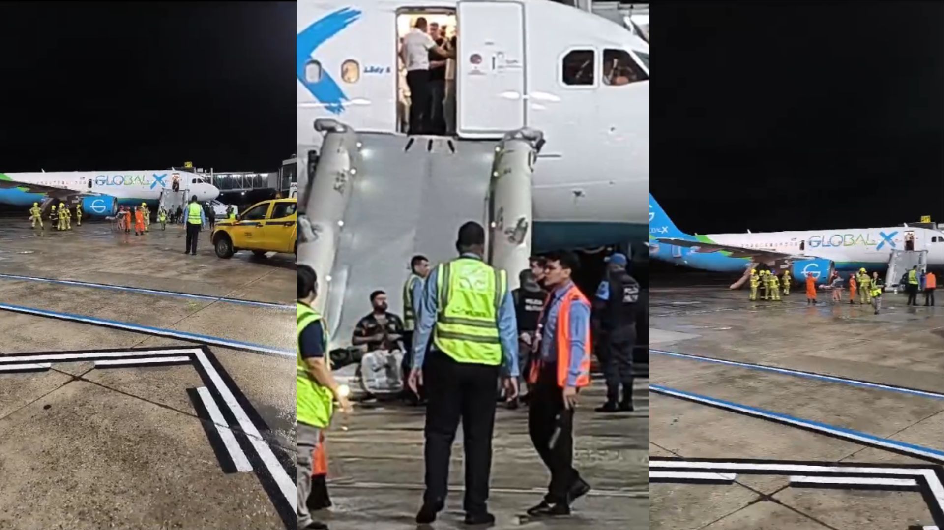 Avião com deportados para em Manaus