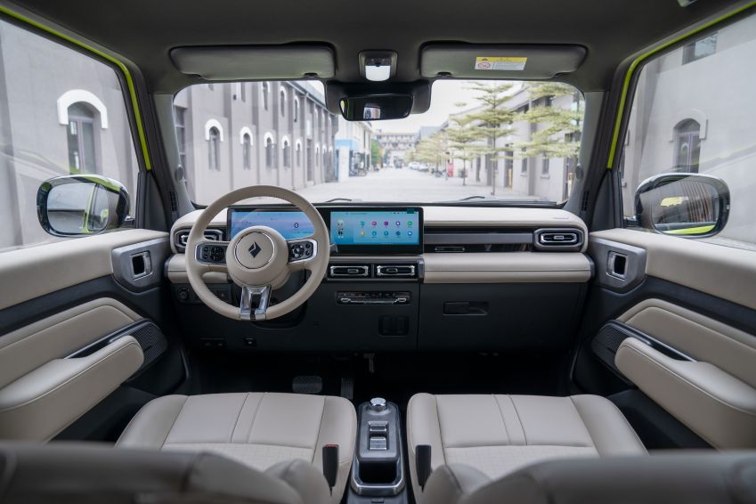 Baojun Yep Plus: interior do Chevrolet Spark deverá seguir exemplo do irmão chinês • Divulgação