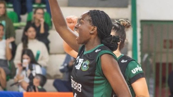 Brasília Vôlei em partida da Superliga Feminina