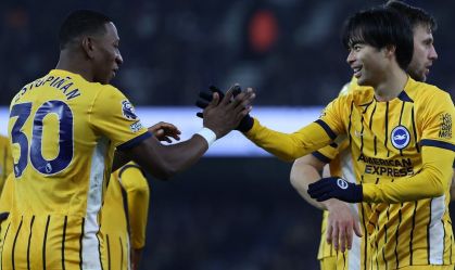Brighton bate Ipswich e quebra sequência sem vitórias na Premier League