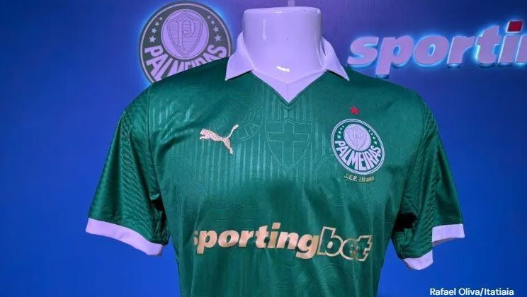Camisa do Palmeiras com novo patrocínio