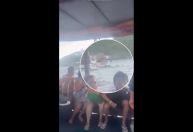 Barco-táxi naufraga em Arraial do Cabo; não houve vítimas