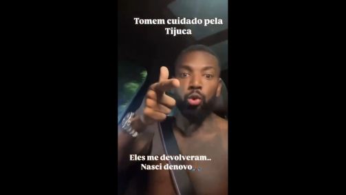 Cantor Nego do Borel usou as redes sociais para falar da tentativa de assalto no Rio