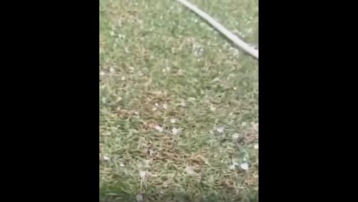 Queda de granizo no Agreste de Pernambuco foi filmada por moradores