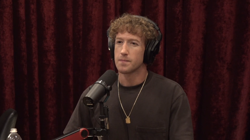 Mark Zuckerberg participa do programa The Joe Rogan Experience • Reprodução