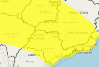 Inmet emite alerta de chuvas intensas para o Vale do Paraíba e região