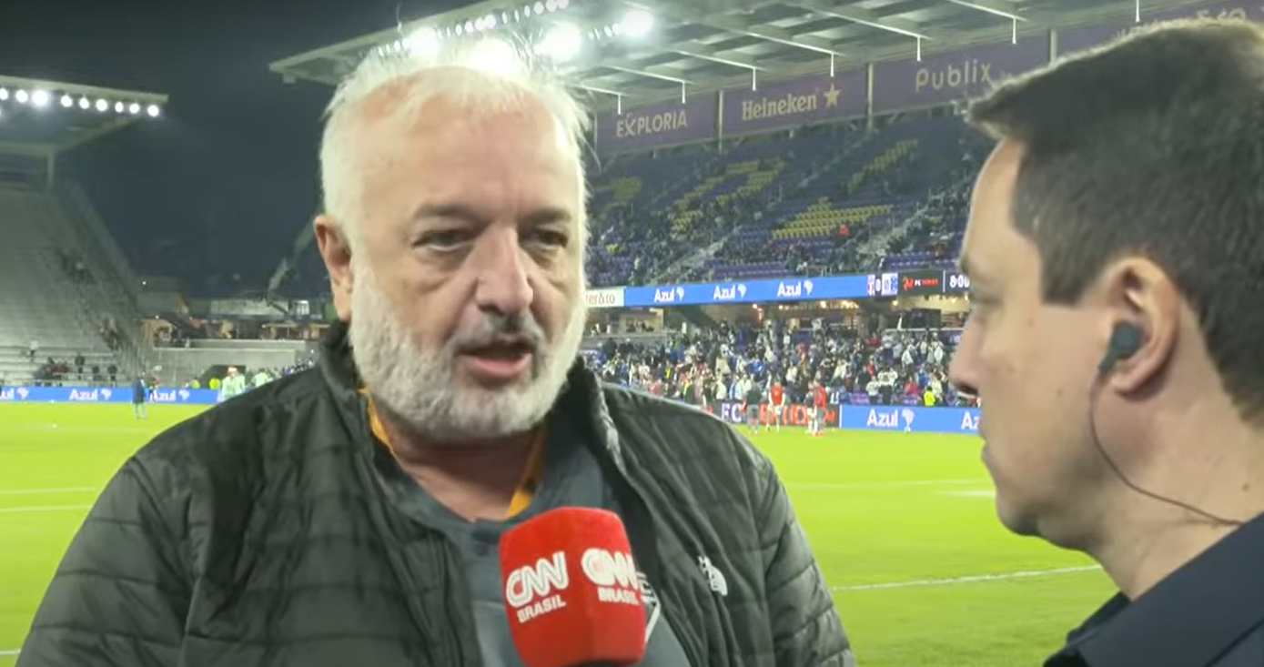 Carlos Belmonte falou à CNN antes de São Paulo x Cruzeiro