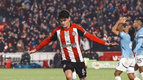 Christian Norgaard marcou o gol de empate contra o Manchester City na Premier League