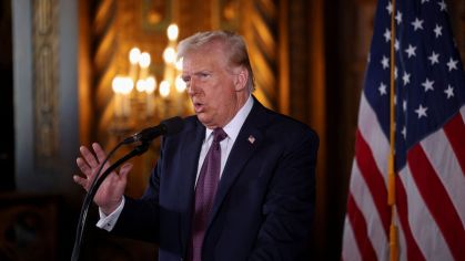 Presidente eleito dos EUA, Donald Trump.