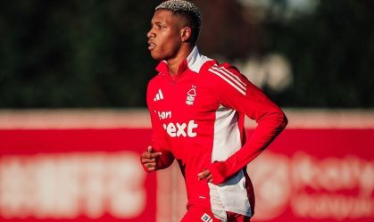 Danilo, atleta do Nottingham Forest