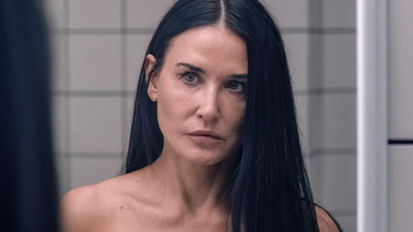 Demi Moore em "A Substância" • Divulgação