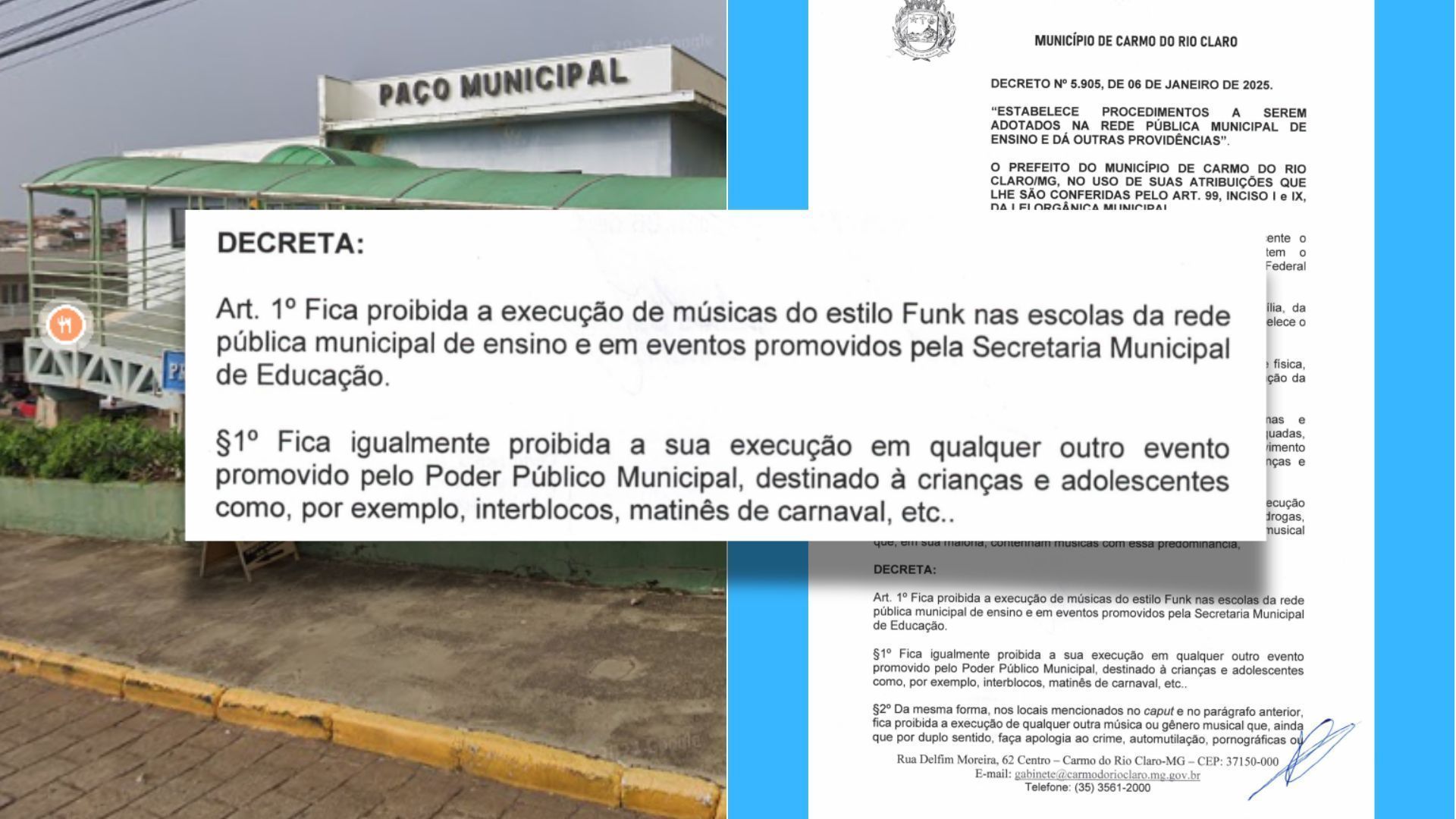 Prefeito de cidade mineira proíbe músicas de funk em escolas