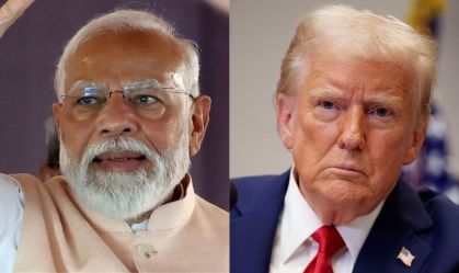 Trump conversa com Narendra Modi, primeiro-ministro da Índia, por telefone
