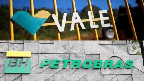 Logos da Vale e da Petrobras