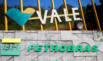 Logos da Vale e da Petrobras