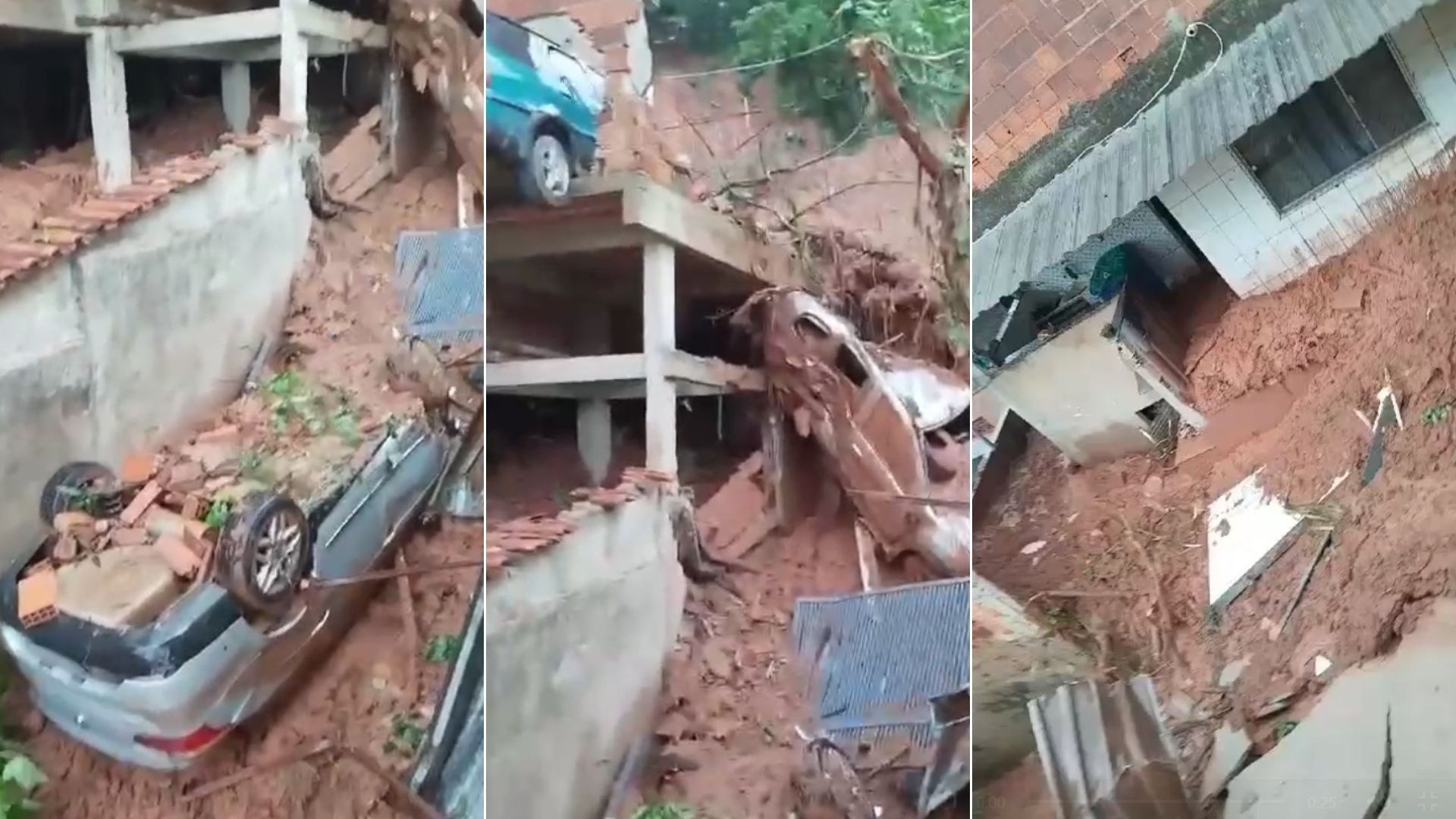 Deslizamento em Ipatinga (MG) deixa mortos e desaparecidos, afirma Bombeiros (1)