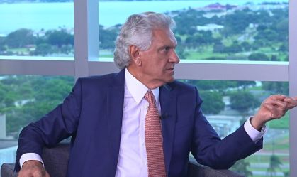 Governador de Goiás, Ronaldo Caiado, em entrevista à CNN