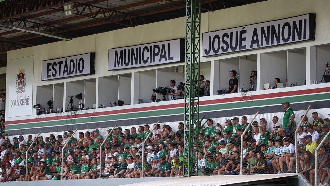 O Estádio Municipal Josué Annoni, em Xanxerê, vem sendo a casa da Chapecoense no estadual enquanto a Arena Condá passa por obras