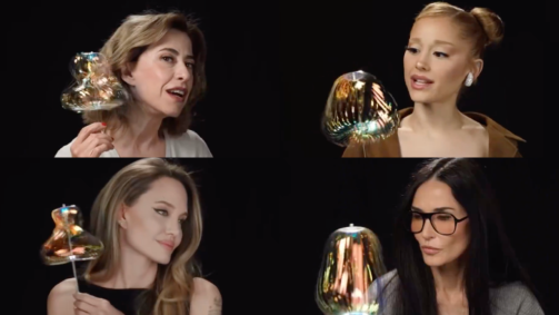 Fernanda Torres e outros em brincadeira da revista W