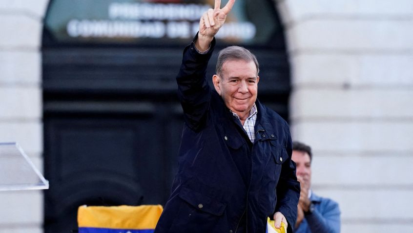 Edmundo González. • REUTERS